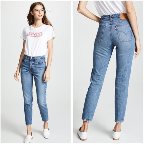 Levi's WEDGIE Premium High Rise Jeans - Picture 3 of 12